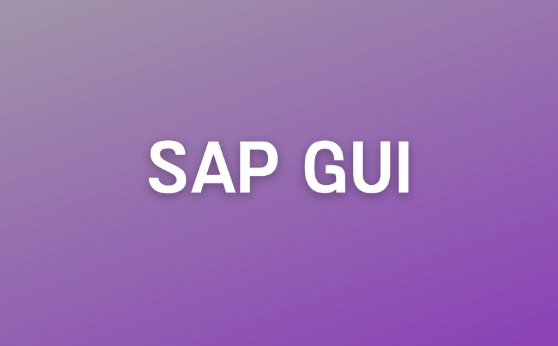 如何在MAC上配置SAP GUI